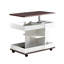 Multifunctional Sofa Side Table With Lift-Top And Wheels-810160758