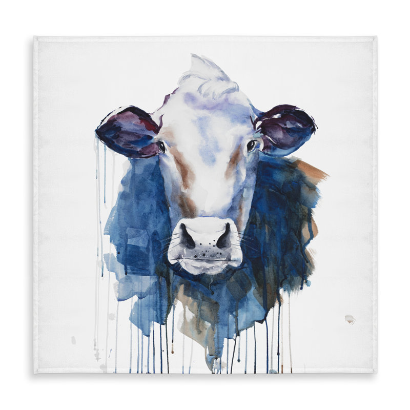 Watercolor Cow Tablecloth - Animals Illustrative Home Decor