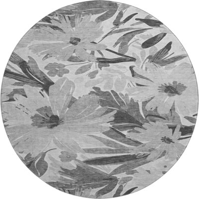 Premium Machine Washable Elize AMF1481 Floral Rug