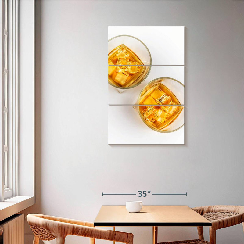 Yarlin Cold Whiskey Drinks, 57" H x 36" W