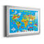 Carte du monde - impression encadrée-366616714-366616713