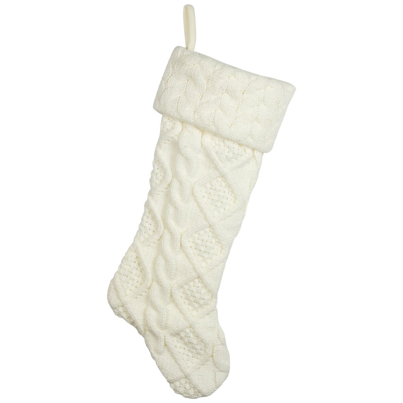 Bas de polyester, Blanc