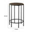 Table d'appoint, bout, rond, table d'appoint, petite, lampe, salon, chambre à coucher, table de chevet, contemporain-199699308