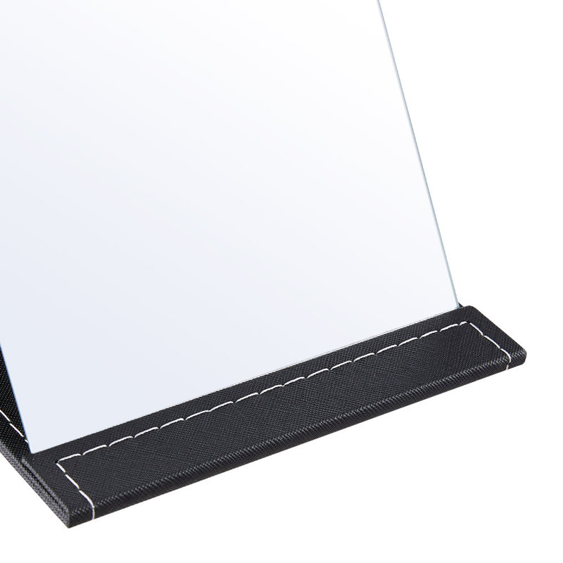 Seaforth Rectangle Leather Floor Mirror