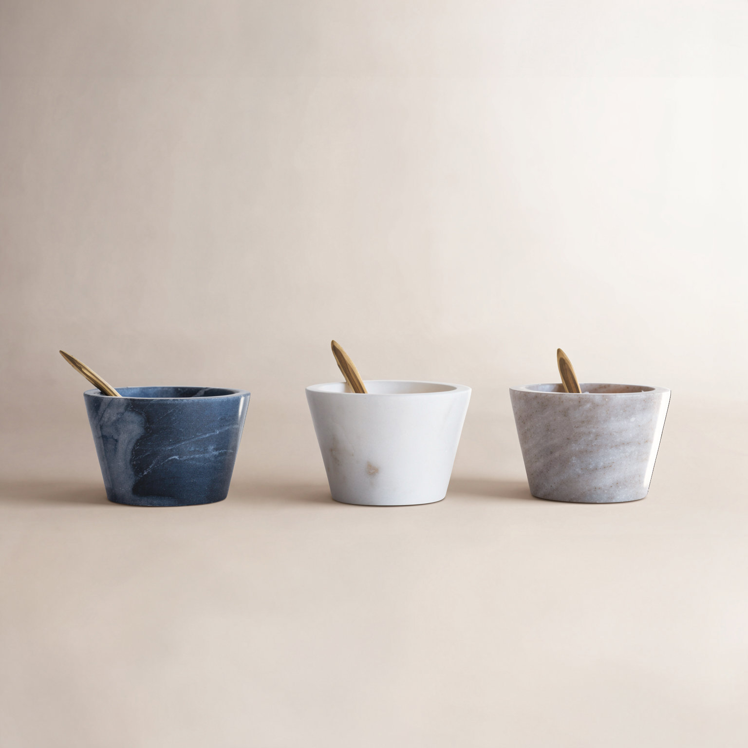 Mavis Marble Pinch Pots Combination Mill