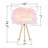 Marjorie 14.5" Tripod Feather Table Lamp-964245556