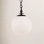 Renatet Single Globe Pendant by Thomas O'Brien