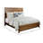 Solid Wood Panel Bed with Headboard & Footboard-520817963