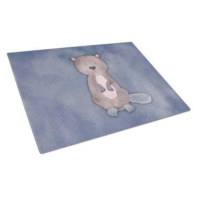Planche à découper en verre trempé beaver en verre trempé caroline