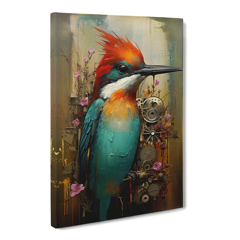 Hummingbird - No Frame Print, 50cm H x 35cm W x 3cm D