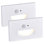 Hardwired White Motion Sensing Led Stair Light With Motion And Photocell Sensor 
