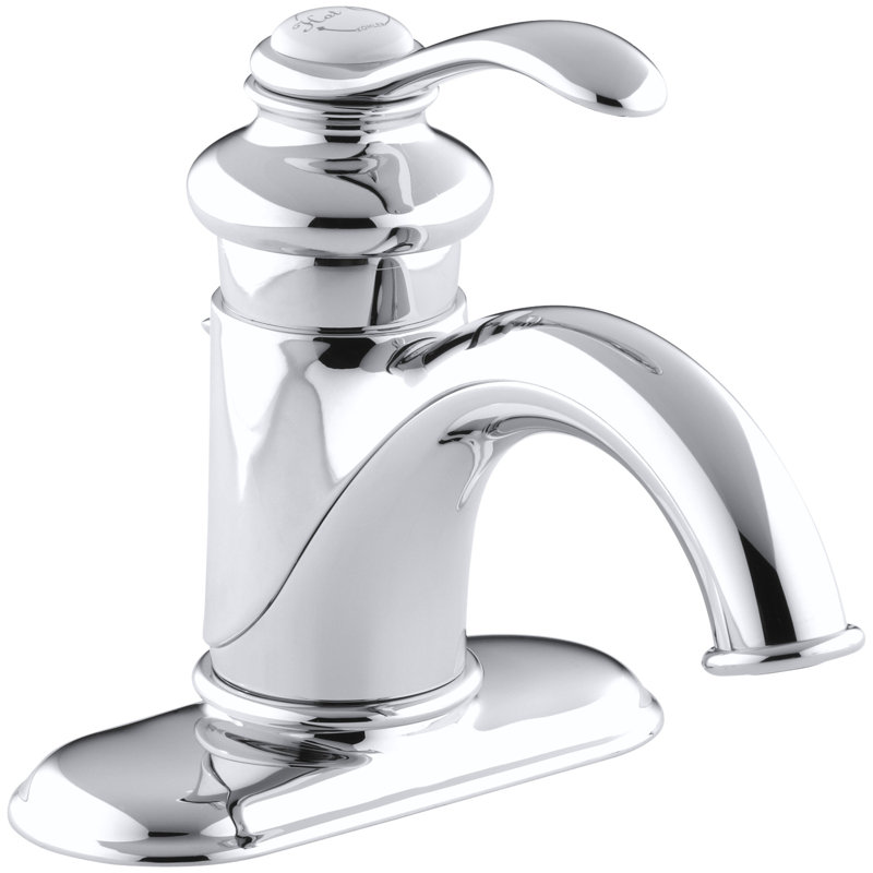 Robinet pour salle de bain Fairfax, Chrome poli, Deck Plate Included: Yes