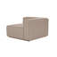 Canapé 1 place brun, structure 100% charme, 100% lin, 41,3 po x 26,0 po x 41,3 po | 32 mousses en mousse pour plus de confort | Pieds en plastique, élégants et durables | Parfait pour le salon, la chambre à coucher et les espaces de bureau-312303294-304502082