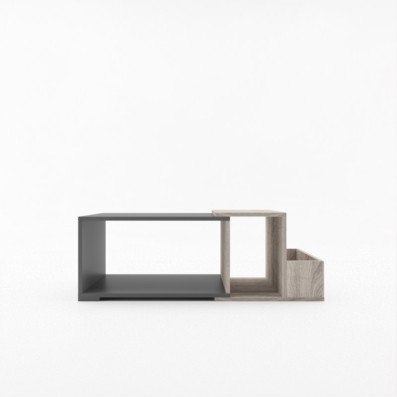 Carbin Coffee Table, Brown/Anthracite, Anthracite