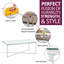 Elyon Cross Legs Coffee Table