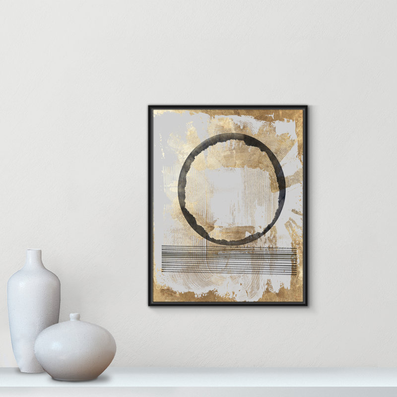 «Chord Print» par Casa Fine Arts, Noir, H 29,5 po x l 23,5 po