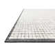 Shenade Geometric Hand-Loomed Ivory/Black Area Rug