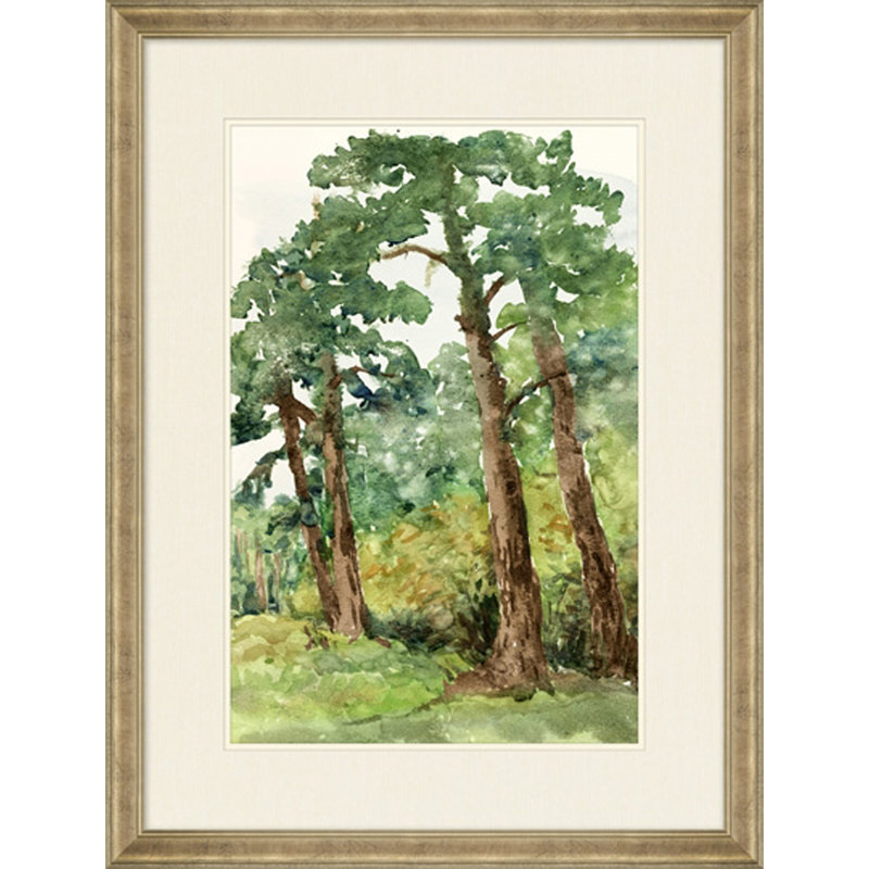 Enchanted Forest 3 - Peinture encadrée sur papier