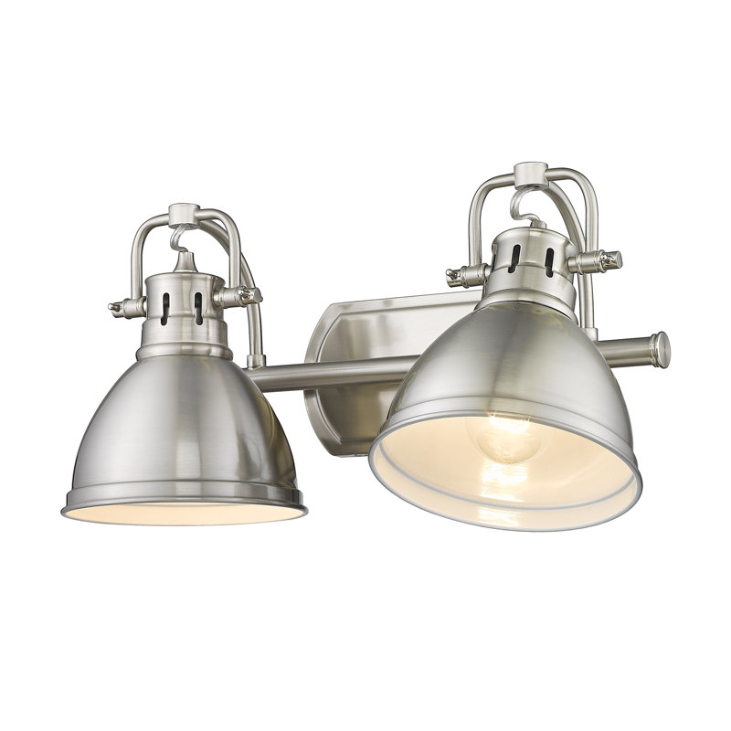 Lyndee 2 - Light Dimmable Vanity Light, Pewter, Pewter