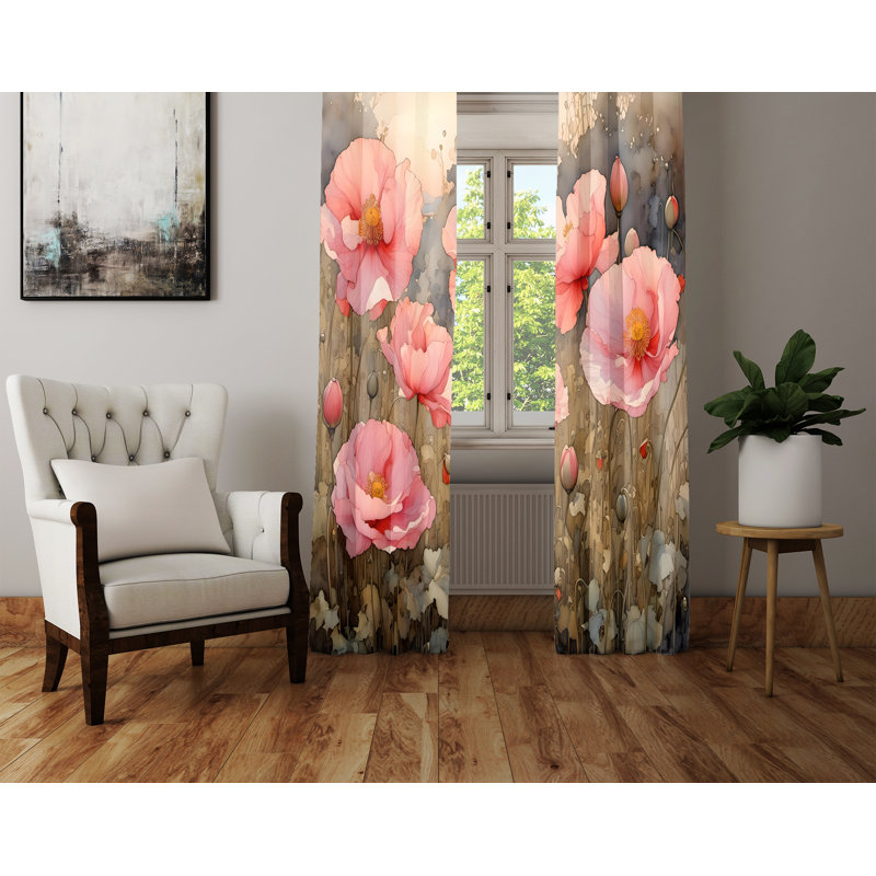 Window Curtains, 56" W x 78" L
