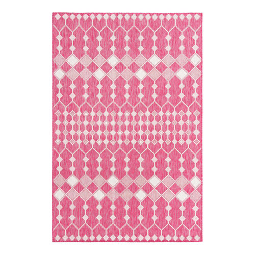 Foundry Select Assil Pink Indoor/Outdoor Rug & Reviews | Wayfair