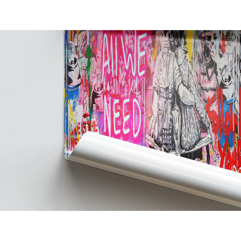 Print on Canvas, 20 cm H x 30 cm W, White Floater Framed