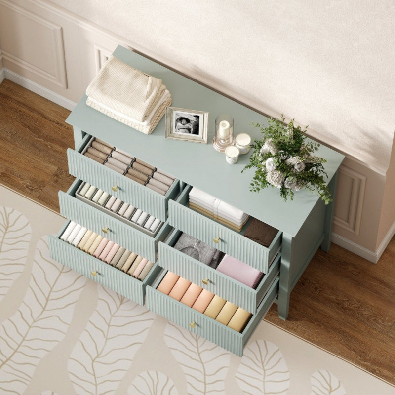 100 cm W Chest of 6 Drawers