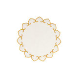 Tessuti Round Placemats With Stitching