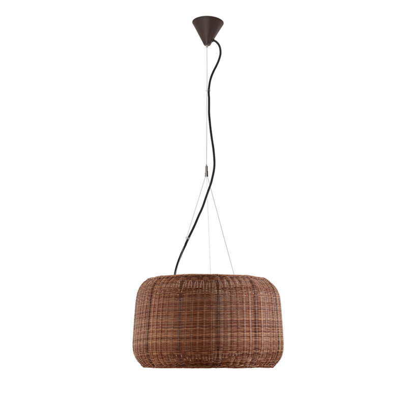Fora 2 - Light Pendant, Rattan Brown