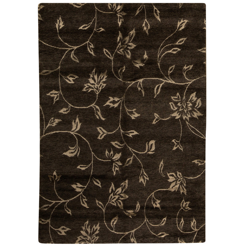 Wool Floral Area Rug