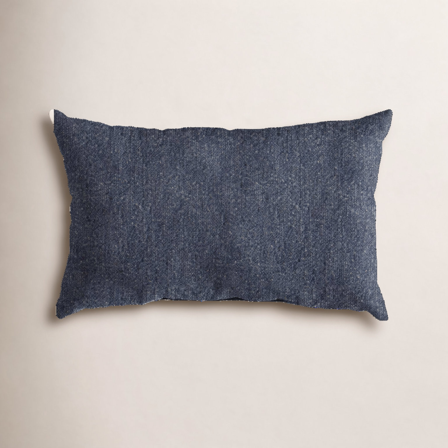 Pavel Sunbrella® Throw Pillow, 18" x 12", Indigo