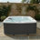Spa rectangulaire à 5 jets pour 5 personnes à 65 jets avec ozonateur Lifesmart LS550 Plus