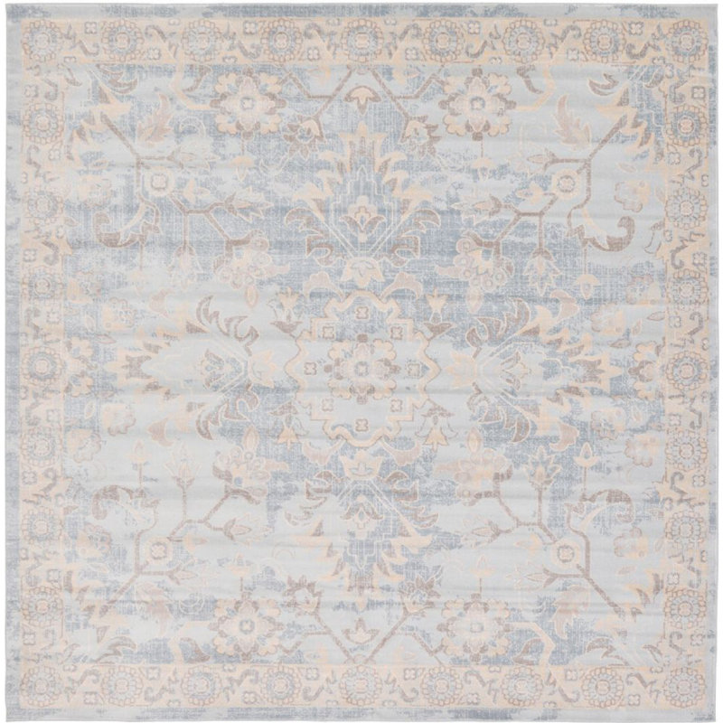 Ikat Indoor Rug, Square 8'