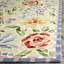 Tapis floral en laine crocheté à la main Papillon-529210458