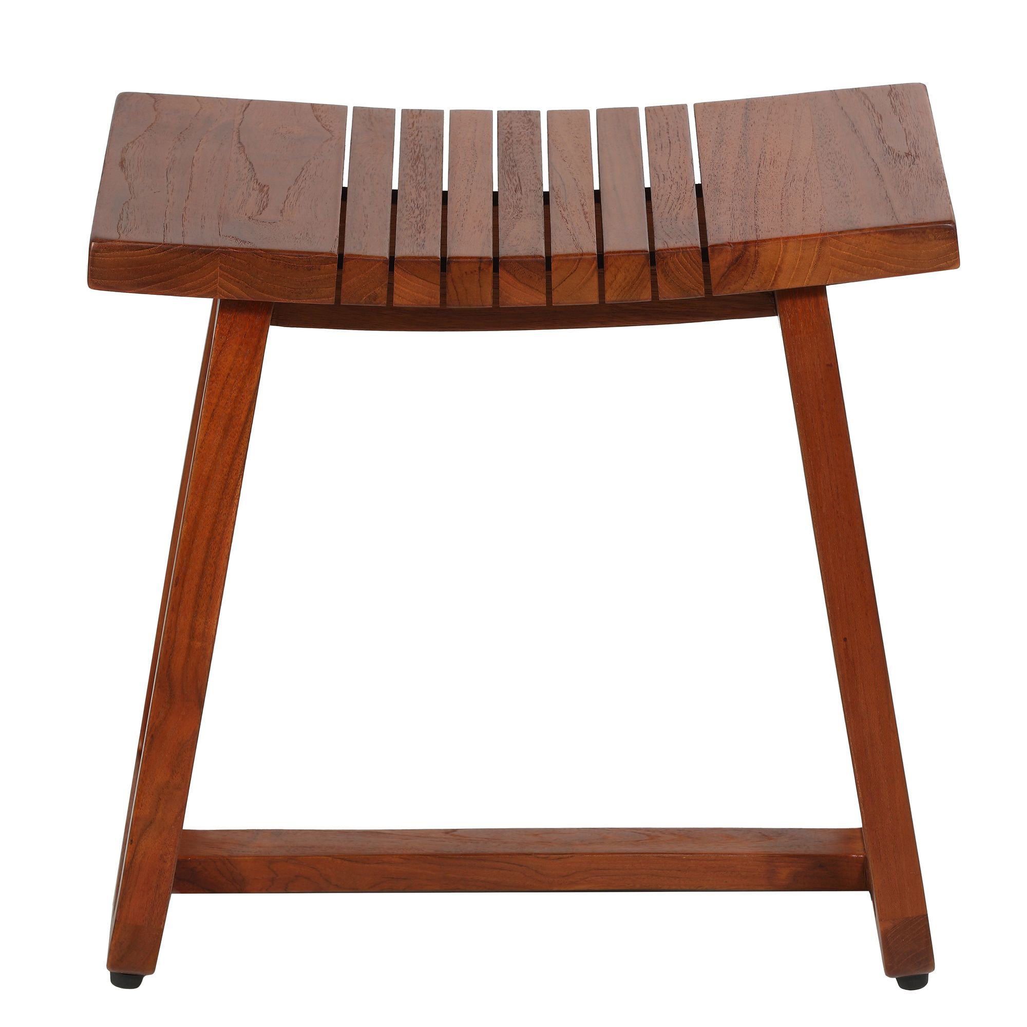 Lark Manor™ Hanoi Shower and Spa Stool in Solid Teak Wood, 19x14x17h