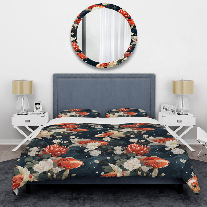 Ensemble de housse de couette Massimina, Housse de couette pour très grand lit et 2 très