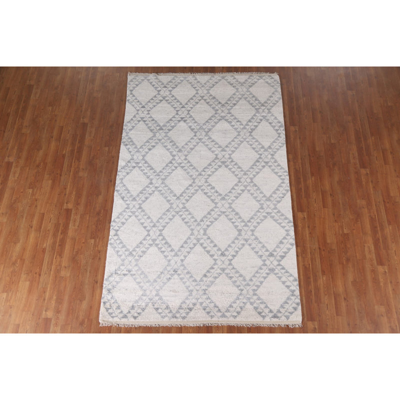 Tapis à motif de treillis marocain All-Over 6 x 9