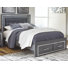 Lashauna Vegan Leather Standard Storage Bed