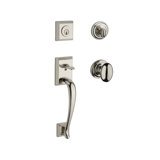 Napa Handleset with Single Cylinder Deadbolt and Door Knob and Rosette