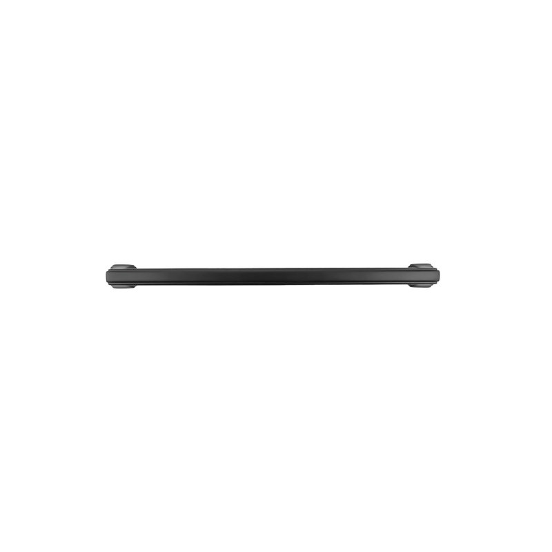 Poignée à tirer de la collection Bridges - Poignée d'armoire centrale à centrale de 8 à 13/16 po - Noir mat - Quincaillerie transitionnelle et décorative pour tiroirs et armoires