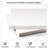 2-Tier Storage Bench, Farmhouse Shoe Bench With Padded Seat Cushion, Entryway Bench With 2 Barn Doors & 2 Adjustable Shelves, 13.75" D X 39.4" W X 17.72" H, For Entryway, Bedroom, Living Room, White