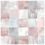 Couvre-lit matelassé en patchwork pastel abstrait toutes tailles-126684532