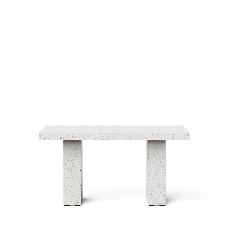 Mixx Elcor 82.75, Bar Table (41.75" Height), Ivory Terrazo, 70.75" L x 35.5" W
