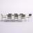 Modway Shore 9 Piece Outdoor Patio Aluminum Dining Set