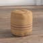 Pouf rond rayé 18 po Dejahnay
