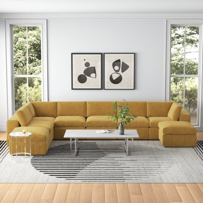 Aniweta 167.5" Wide Symmetrical Modular Corner Sectional