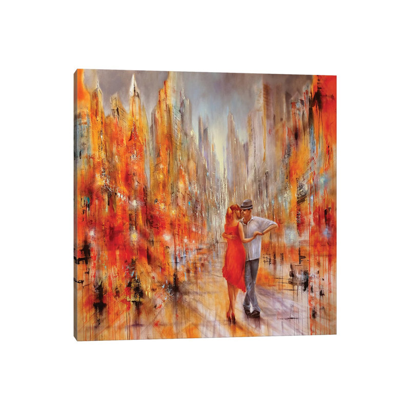 Salsa by Annette Schmucker - Painting on Canvas, 93.98cm H x 93.98cm W x 3.81cm D, Wrapped Canvas