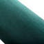 Lit plateforme Dury, revêtement en velours vert, dossier à oreilles touffeté-105300362