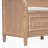Rustic Multifunctional Storage Bench (Brown+Beige)-1856550209