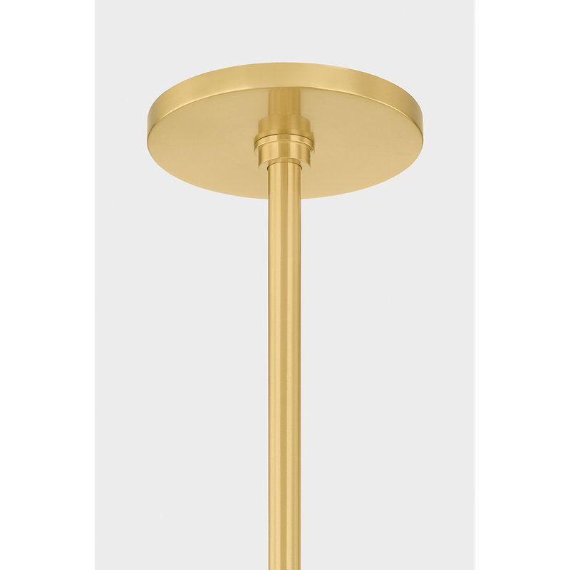 Harpswell Chandelier in Aged Brass, 28.25" H x 43" W x 43" D, 18 Lights
